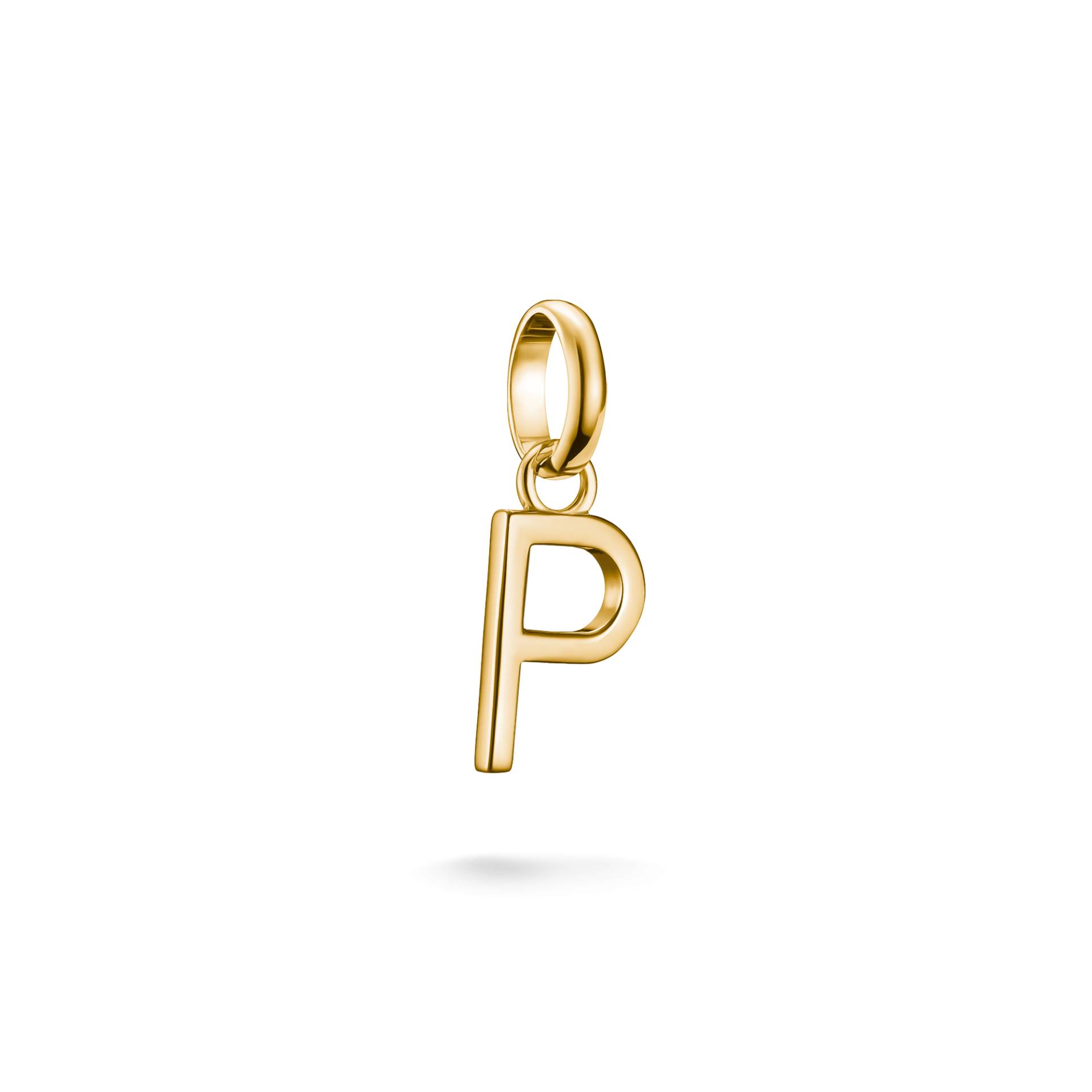 Thomas Sabo Charm-Anhänger Buchstabe P Connect vergoldet gelbgoldfarben CC1222-413-39 von Thomas Sabo
