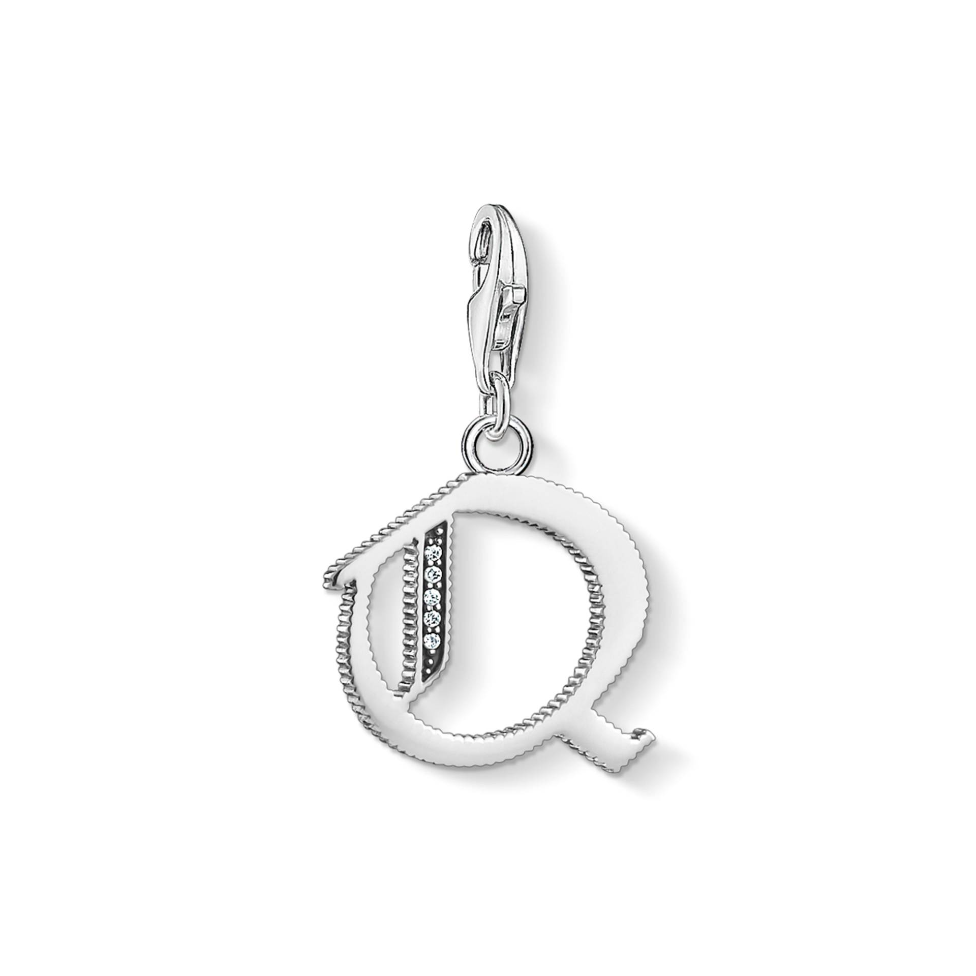 Thomas Sabo Charm-Anhänger Buchstabe Q silber silberfarben 1597-643-21 von Thomas Sabo