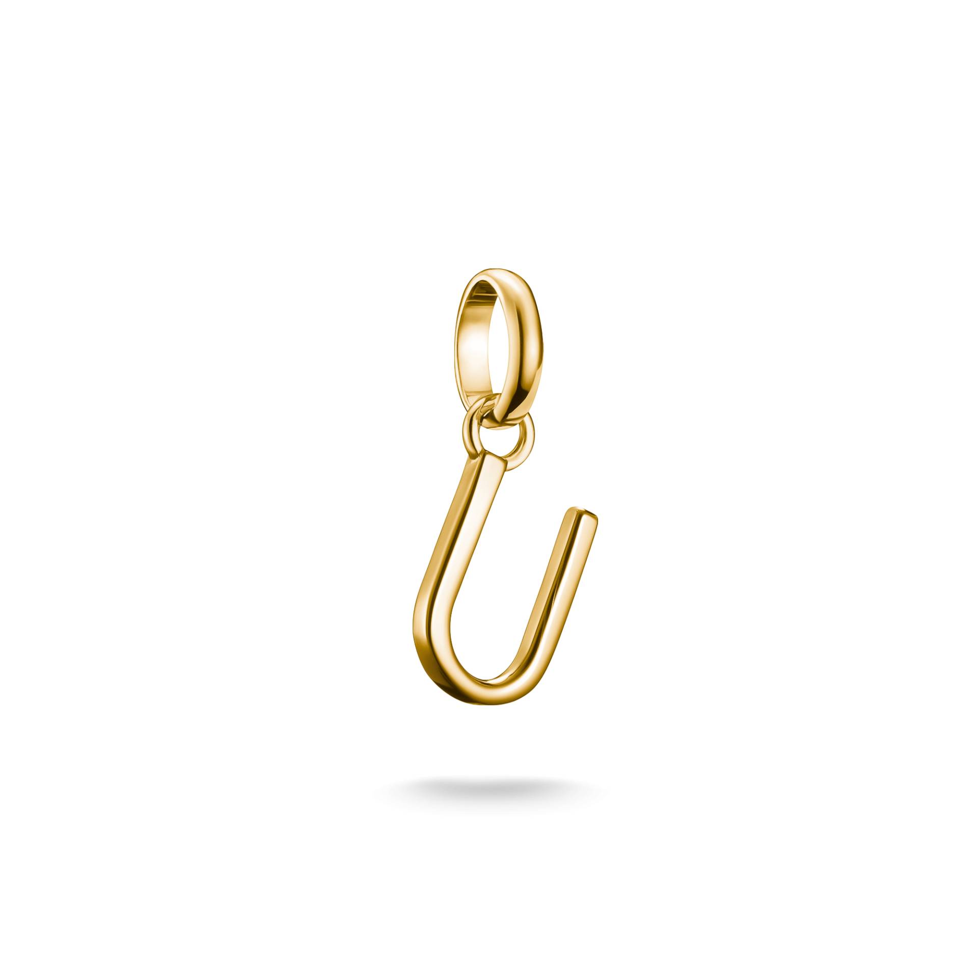 Thomas Sabo Charm-Anhänger Buchstabe U Connect vergoldet gelbgoldfarben CC1227-413-39 von Thomas Sabo