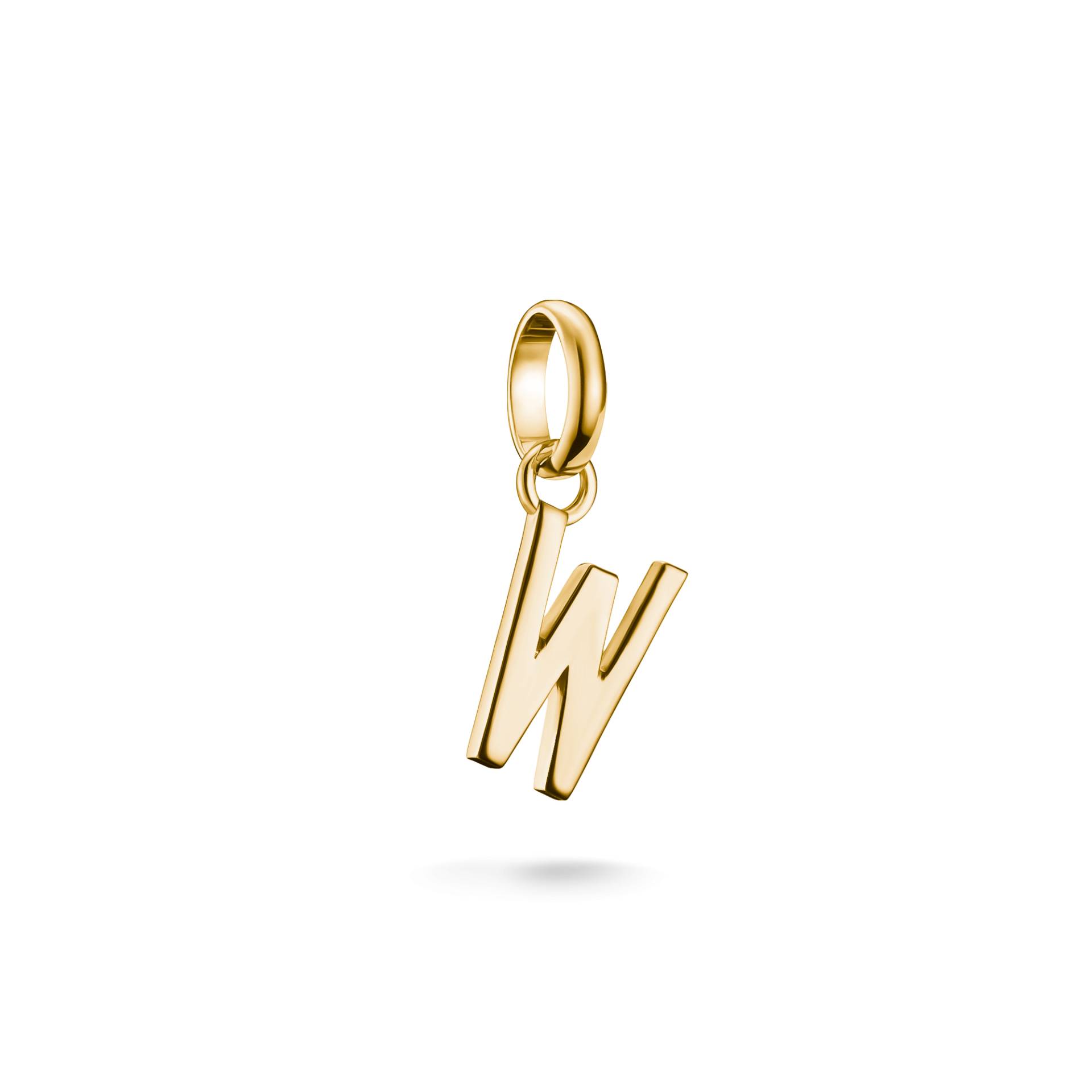Thomas Sabo Charm-Anhänger Buchstabe W Connect vergoldet gelbgoldfarben CC1229-413-39 Thomas Sabo Charm-Anhänger Buchstabe W Connect vergoldet gelbgoldfarben CC1229-413-39 von Thomas Sabo