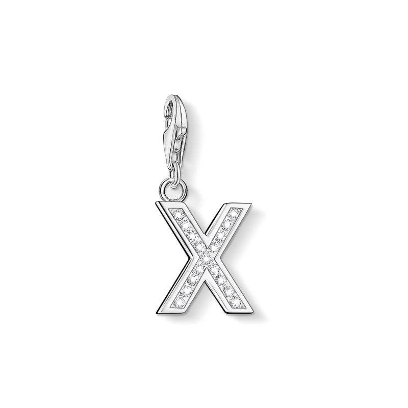 Thomas Sabo Charm-Anhänger Buchstabe X weiß 0246-051-14 von Thomas Sabo