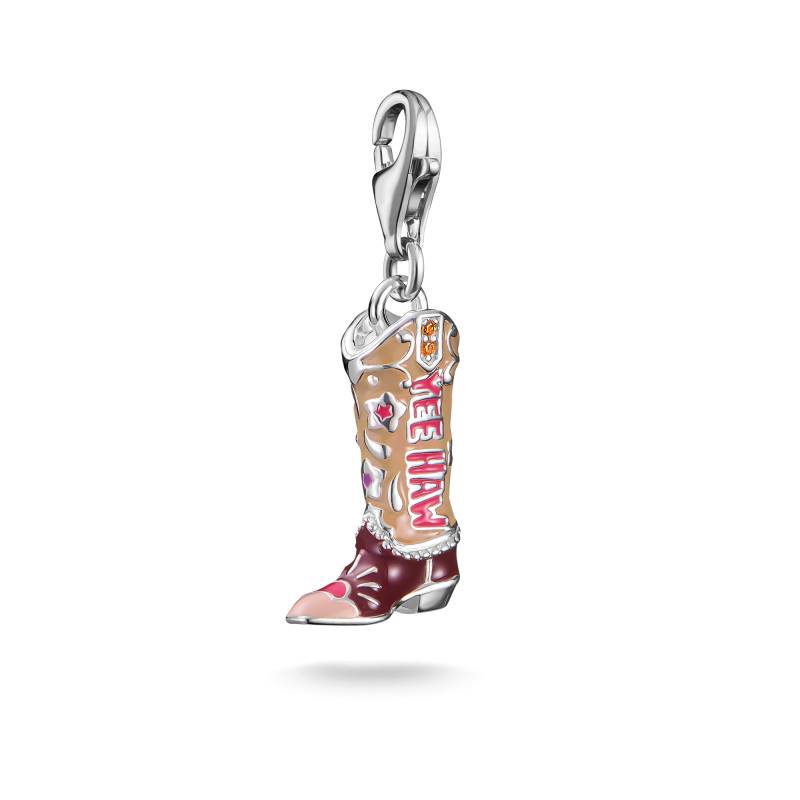 Thomas Sabo Charm-Anhänger Cowboy-Stiefel Silber mehrfarbig 2219-691-7 von Thomas Sabo