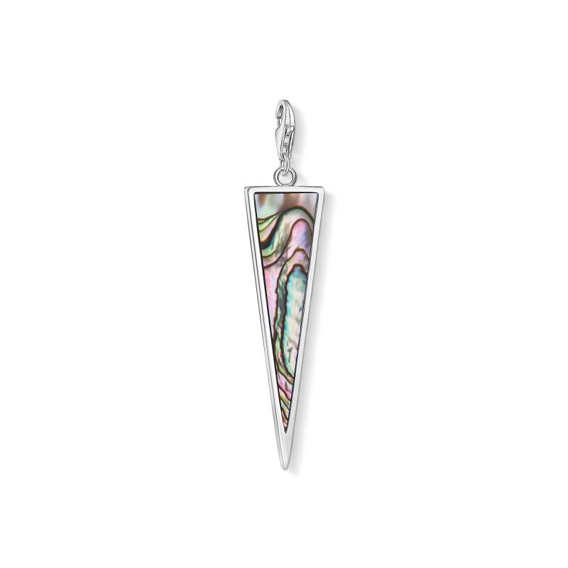 Thomas Sabo Charm-Anhänger Dreieck Abalone Perlmutt türkis mehrfarbig Y0026-509-7 von Thomas Sabo