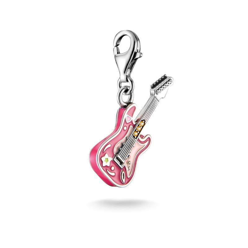 Thomas Sabo Charm-Anhänger E-Gitarre Silber mehrfarbig 2220-691-7 von Thomas Sabo