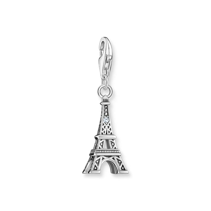 Thomas Sabo Charm-Anhänger Eiffelturm mit weißem Zirkonia Silber silberfarben 2074-643-21 von Thomas Sabo
