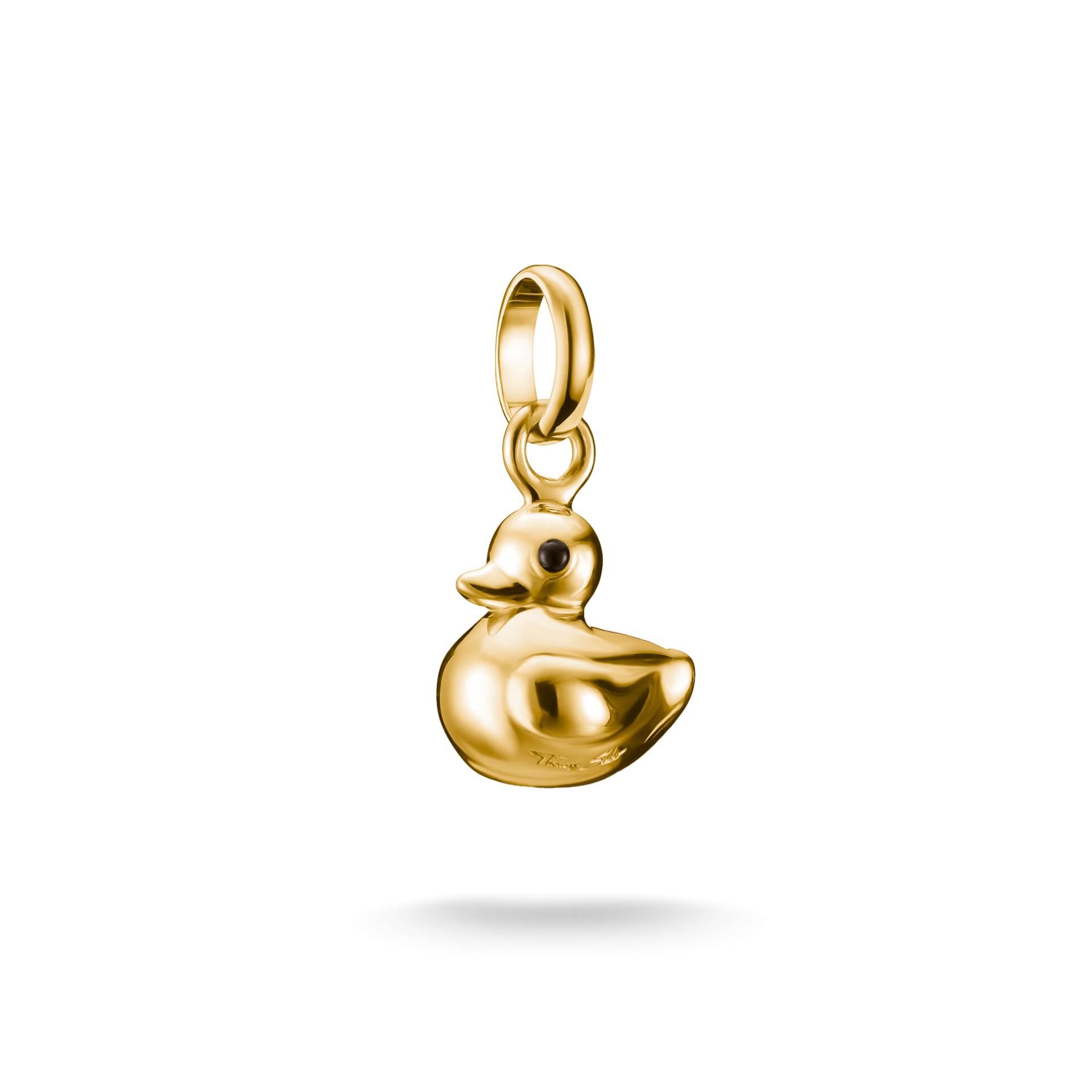 Thomas Sabo Charm-Anhänger Ente Connect vergoldet gelbgoldfarben CC1244-427-39 von Thomas Sabo