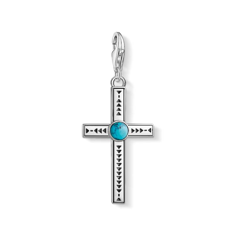 Thomas Sabo Charm-Anhänger Ethno Kreuz Türkis türkis 1677-878-17 von Thomas Sabo