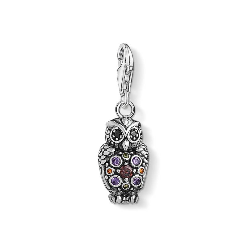 Thomas Sabo Charm-Anhänger Funkelnde Eule mehrfarbig 1479-643-7 von Thomas Sabo
