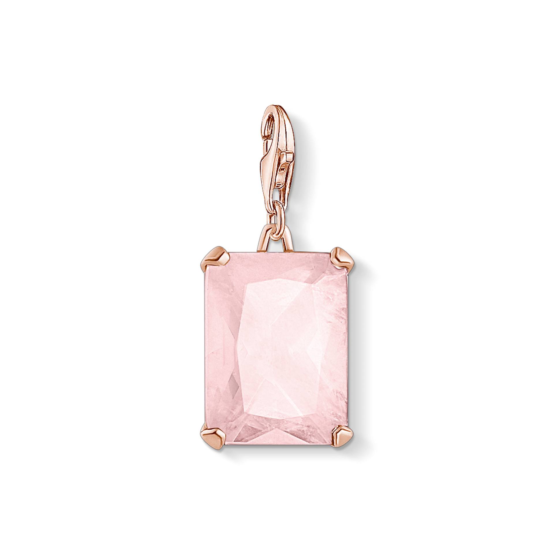 Thomas Sabo Charm-Anhänger Großer Stein rosa pink 1843-536-9 von Thomas Sabo