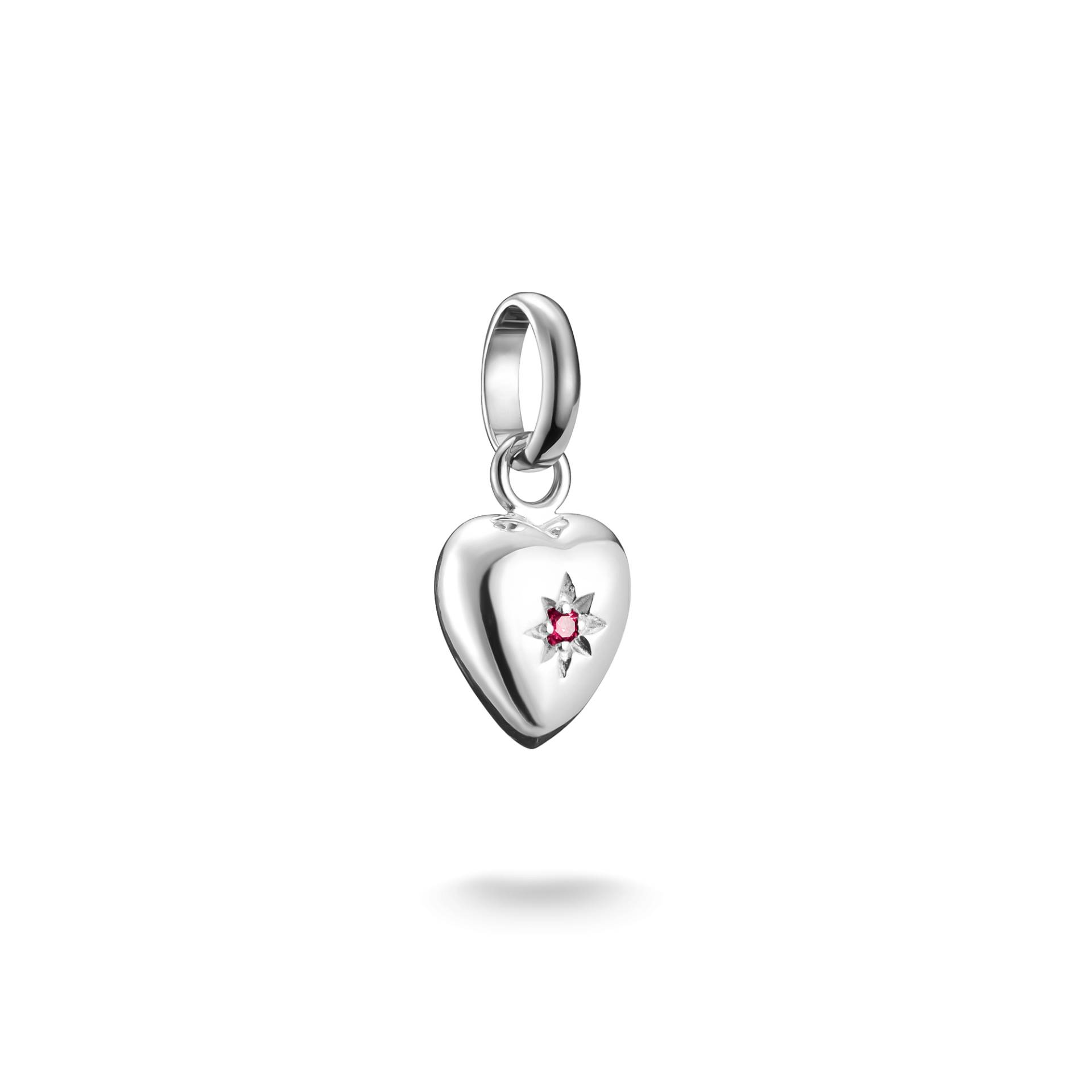 Thomas Sabo Charm-Anhänger Herz mit Stern Connect Silber rot CC1234-011-10 von Thomas Sabo