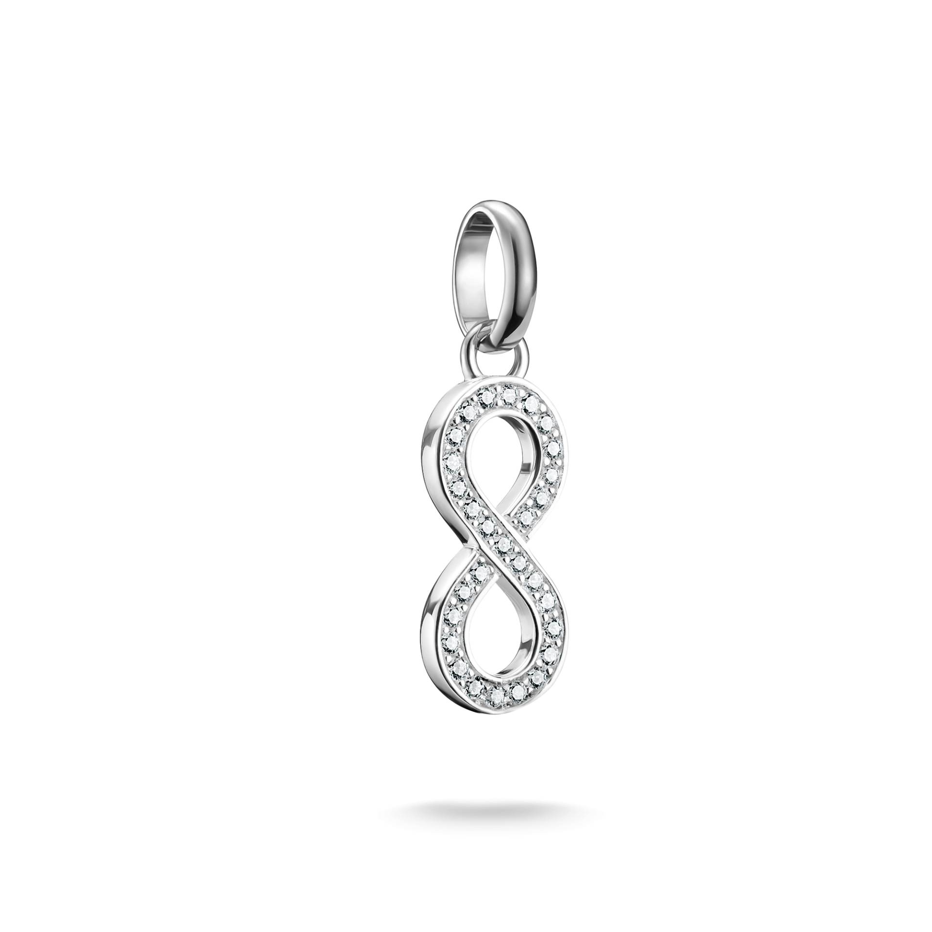 Thomas Sabo Charm-Anhänger Infinity-Zeichen mit Steinen Connect Silber weiß CC1284-051-14 Thomas Sabo Charm-Anhänger Infinity-Zeichen mit Steinen Connect Silber weiß CC1284-051-14 von Thomas Sabo
