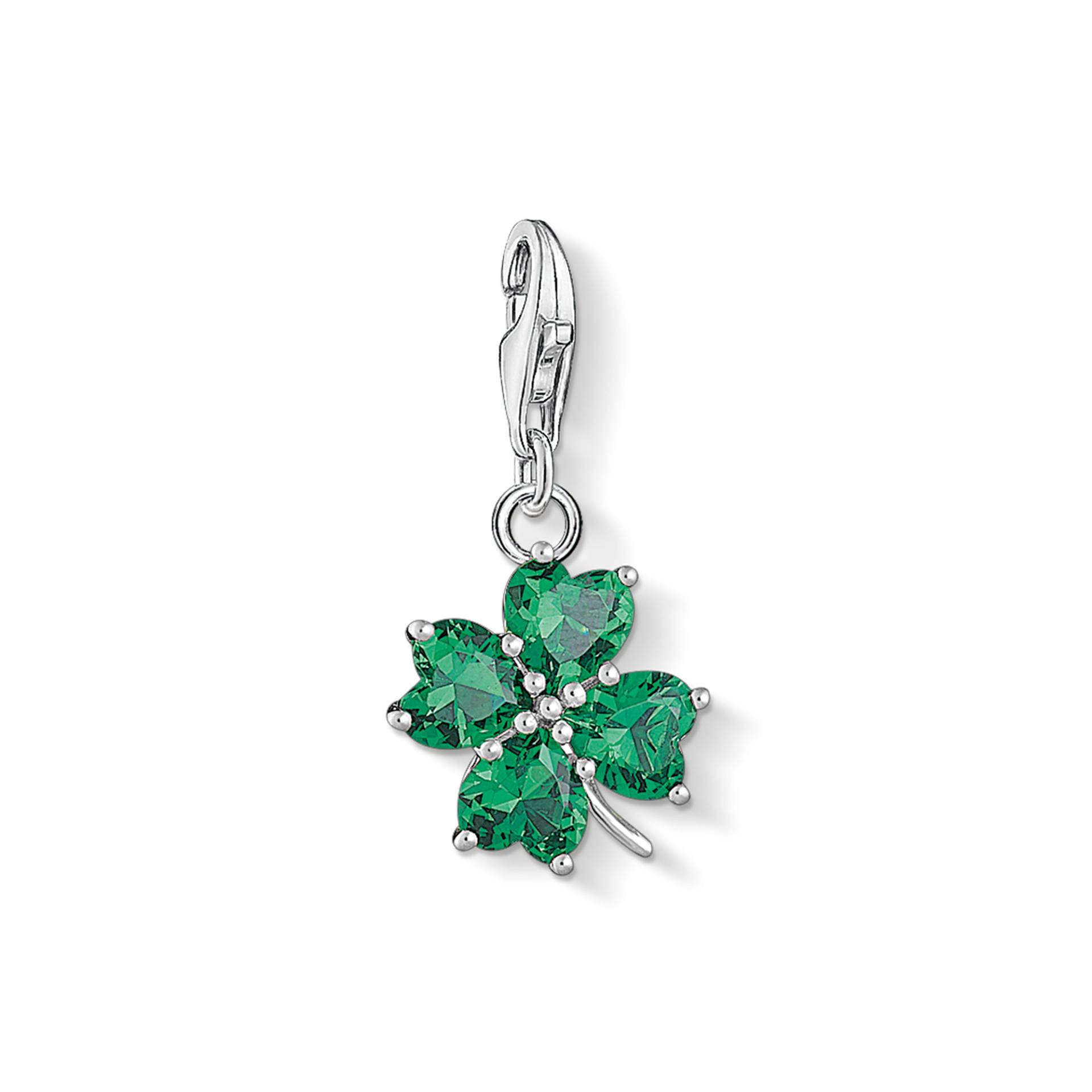 Thomas Sabo Charm-Anhänger Kleeblatt grün 1703-699-6 von Thomas Sabo