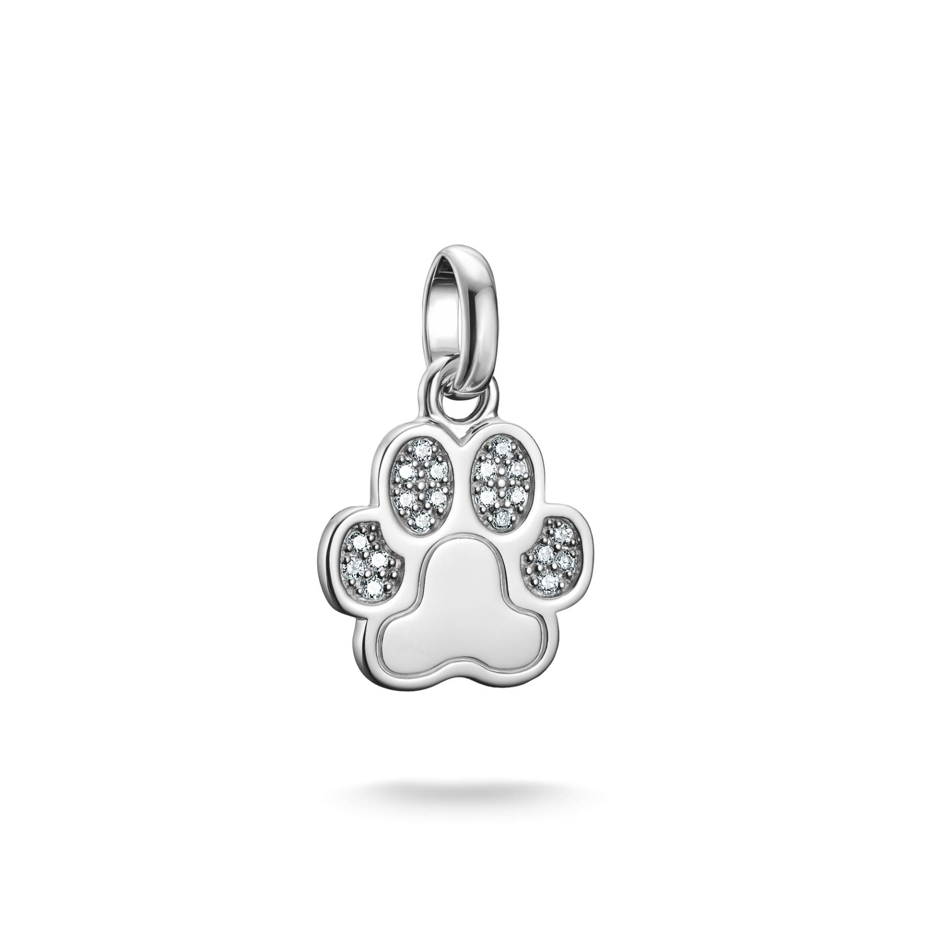 Thomas Sabo Charm-Anhänger Pfote mit Steinen Connect Silber weiß CC1259-051-14 Thomas Sabo Charm-Anhänger Pfote mit Steinen Connect Silber weiß CC1259-051-14 von Thomas Sabo