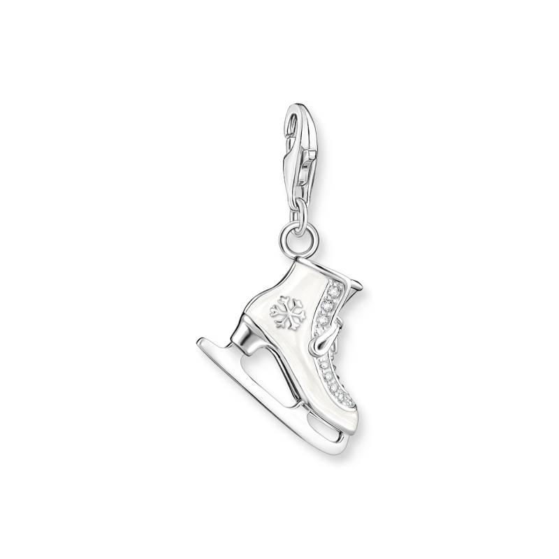 Thomas Sabo Charm-Anhänger Schlittschuh silber weiß 1907-041-14 von Thomas Sabo