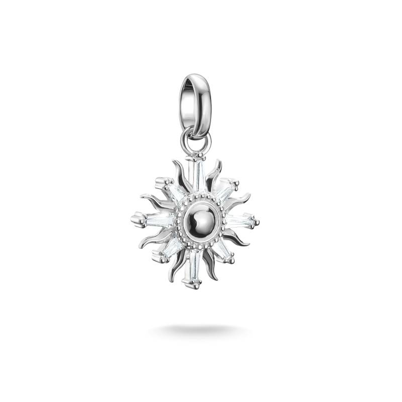 Thomas Sabo Charm-Anhänger Sonne mit Steinen Connect Silber weiß CC1246-051-14 von Thomas Sabo