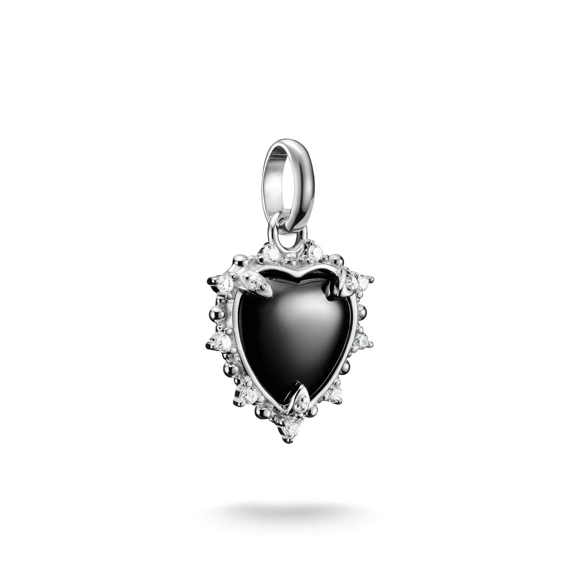 Thomas Sabo Charm-Anhänger Vintage-Herz schwarz Connect Silber schwarz CC1286-643-11 von Thomas Sabo