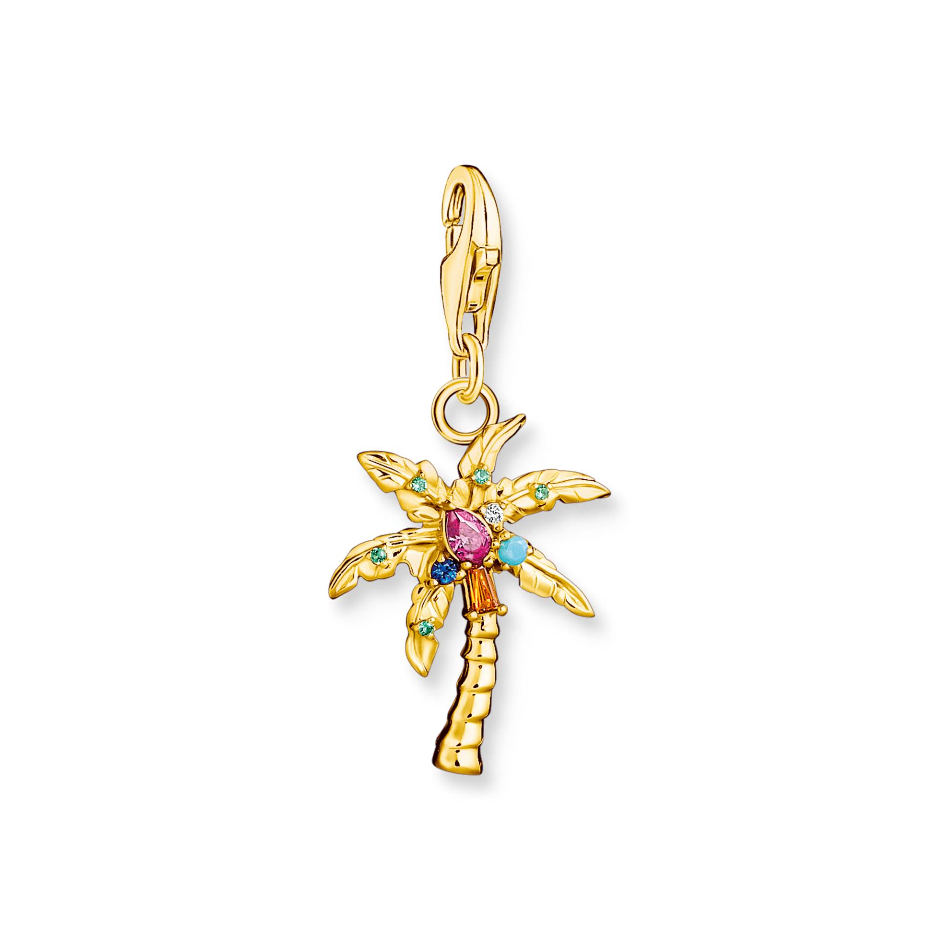 Thomas Sabo Charm-Anhänger bunte Palme vergoldet mehrfarbig 1934-488-7 von Thomas Sabo