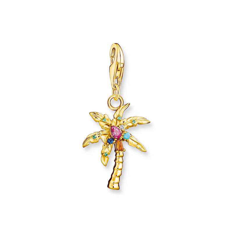 Thomas Sabo Charm-Anhänger bunte Palme vergoldet mehrfarbig 1934-488-7 von Thomas Sabo