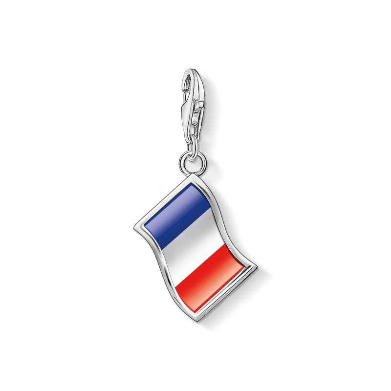 Thomas Sabo Charm-Anhänger französische Flagge Silber mehrfarbig 1169-603-7 von Thomas Sabo