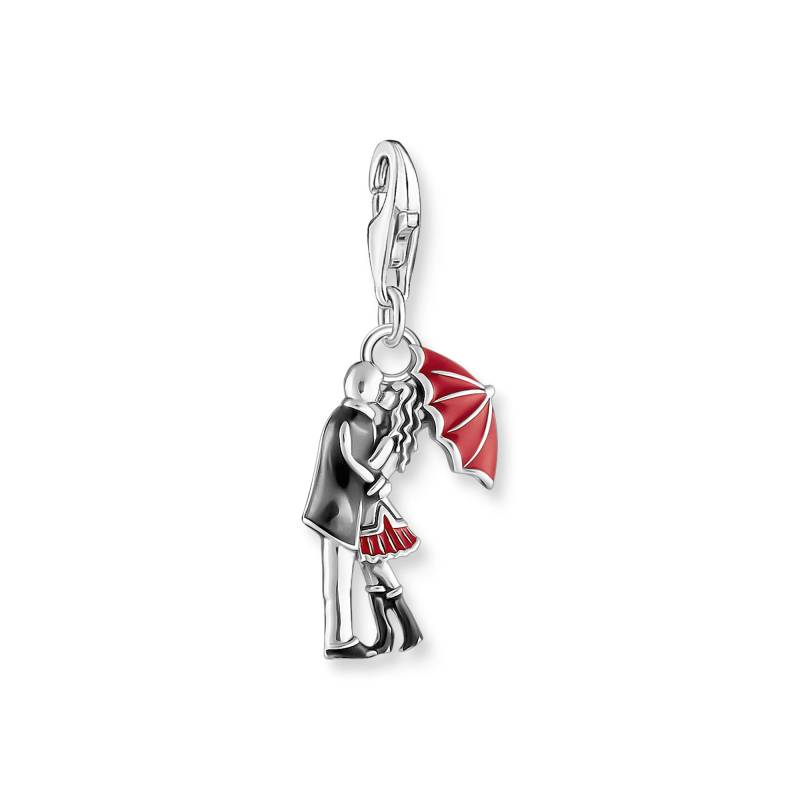 Thomas Sabo Charm-Anhänger küssendes Paar Silber rot 2069-664-10 von Thomas Sabo