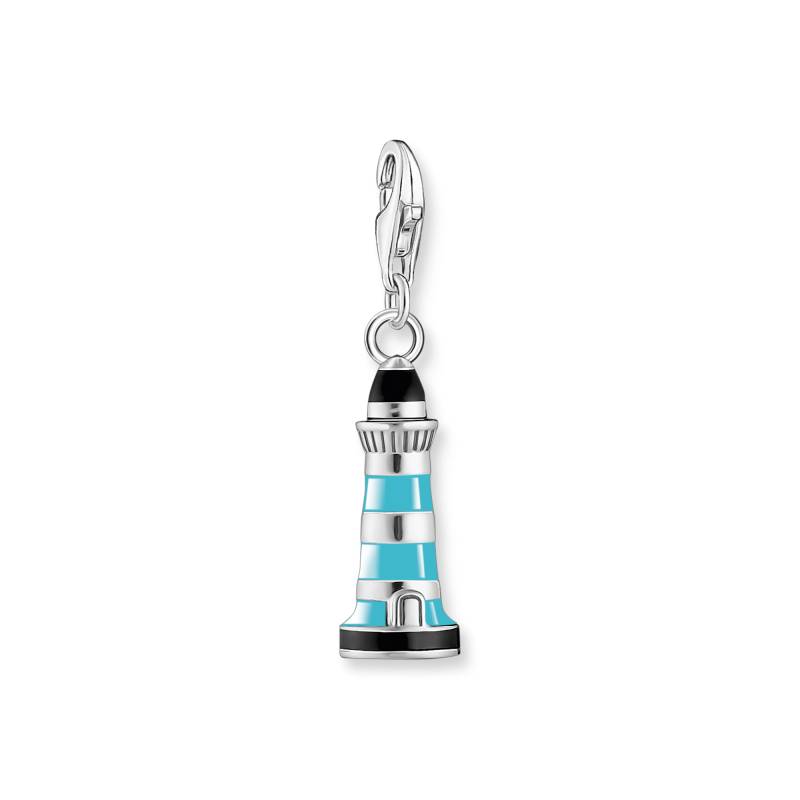 Thomas Sabo Charm-Anhänger türkiser Leuchtturm Silber mehrfarbig 1995-007-7 von Thomas Sabo
