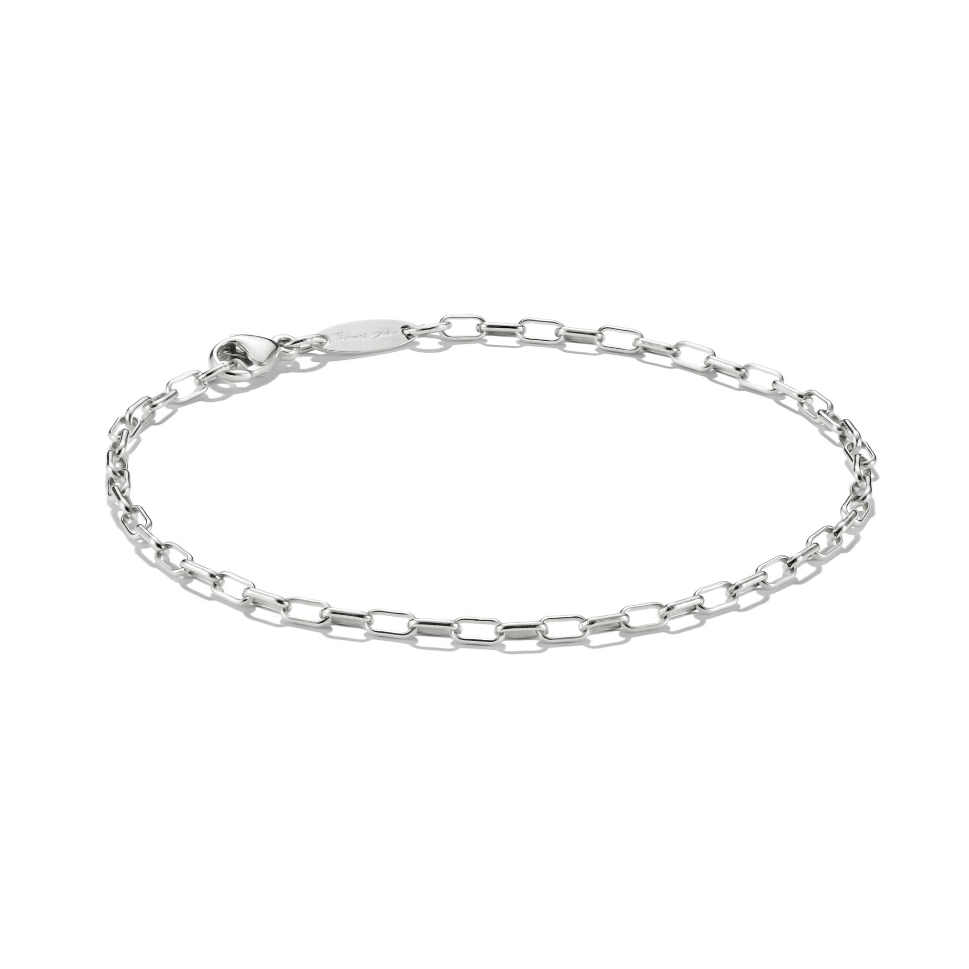 Thomas Sabo Charm-Armband Paperclip Silber silberfarben A2206-001-21-L19V von Thomas Sabo