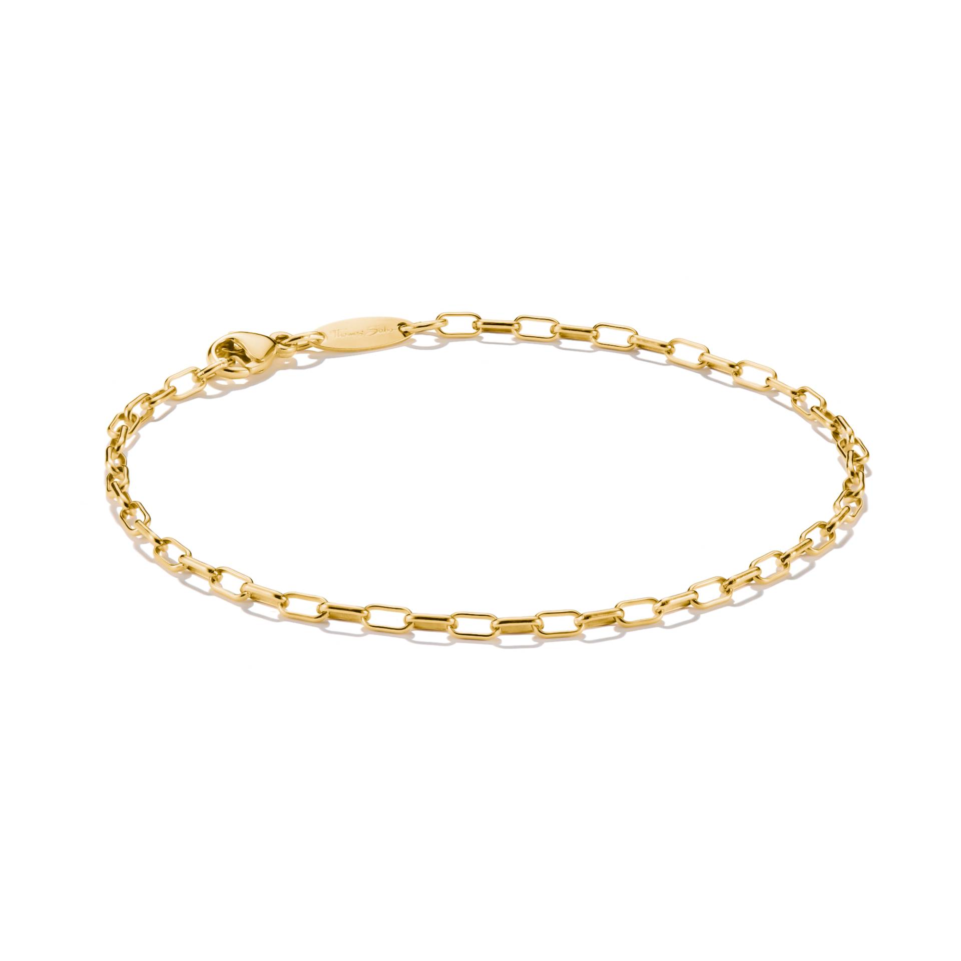 Thomas Sabo Charm-Armband Paperclip vergoldet gelbgoldfarben A2206-413-39-L19V Thomas Sabo Charm-Armband Paperclip vergoldet gelbgoldfarben A2206-413-39-L19V von Thomas Sabo