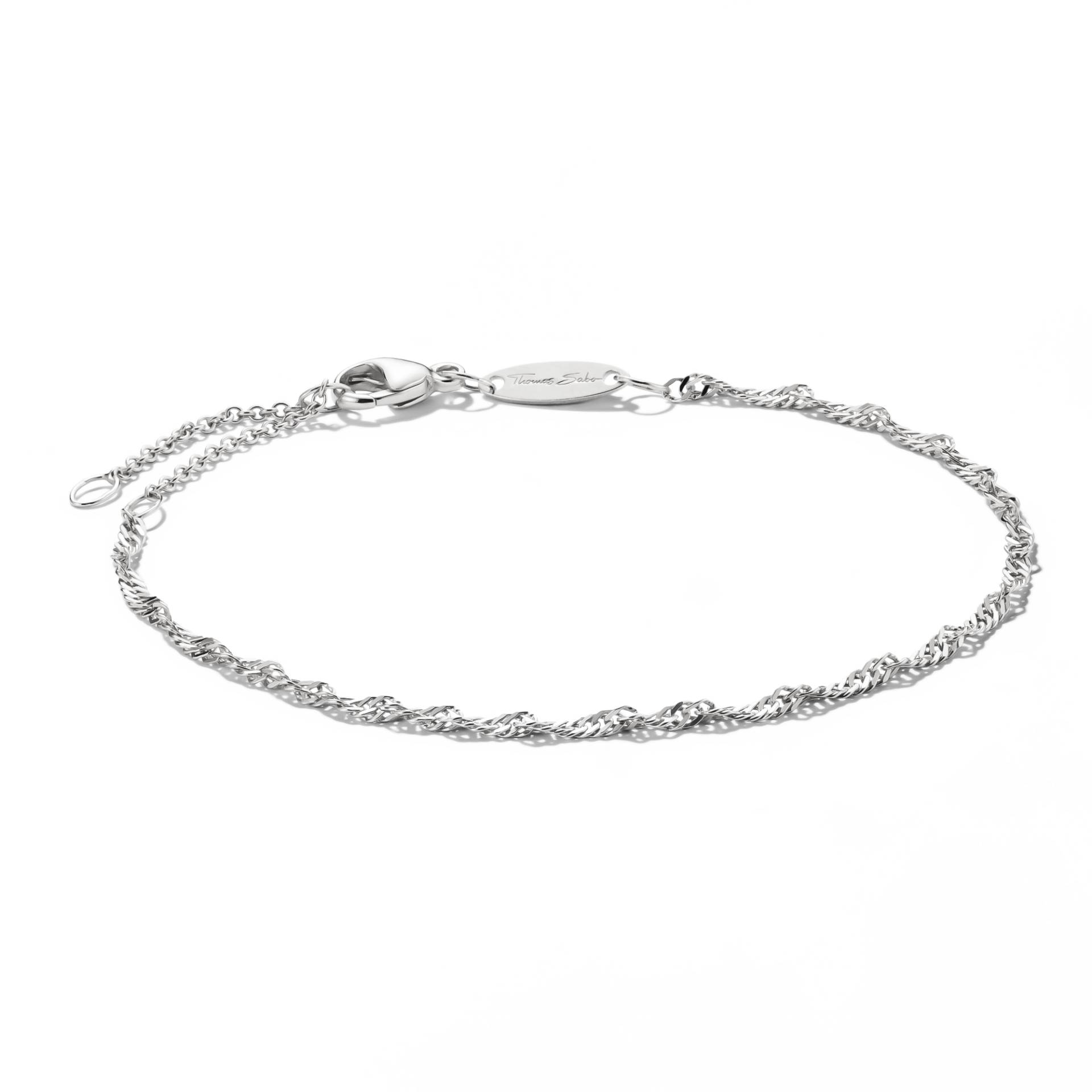 Thomas Sabo Charm-Armband Singapur-Design Silber silberfarben A2208-001-21-L19V von Thomas Sabo