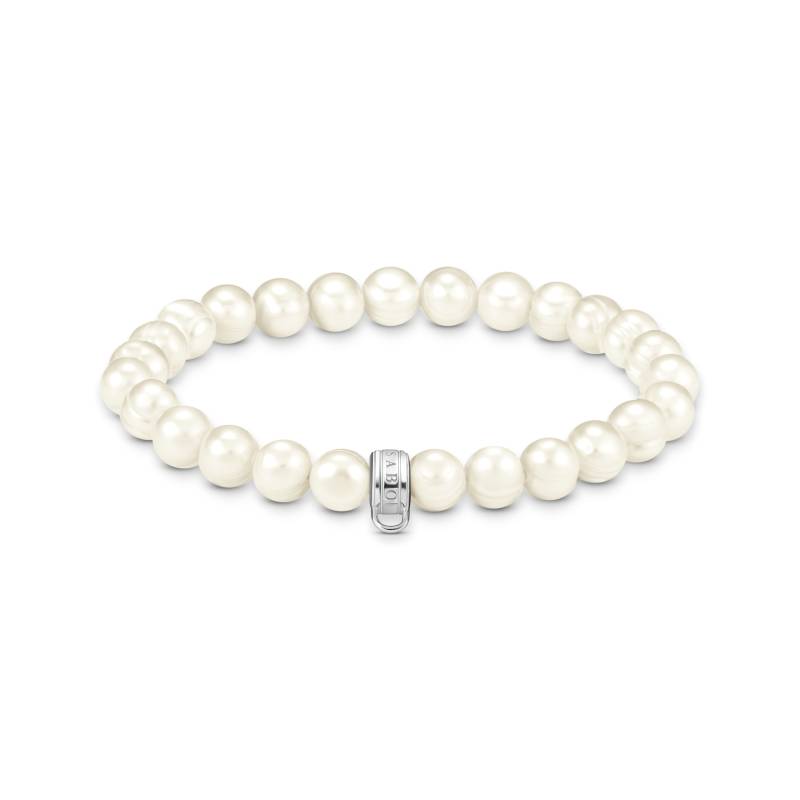 Thomas Sabo Charm-Armband Süßwasserzuchtperlen weiß X0293-082-14-L15 von Thomas Sabo