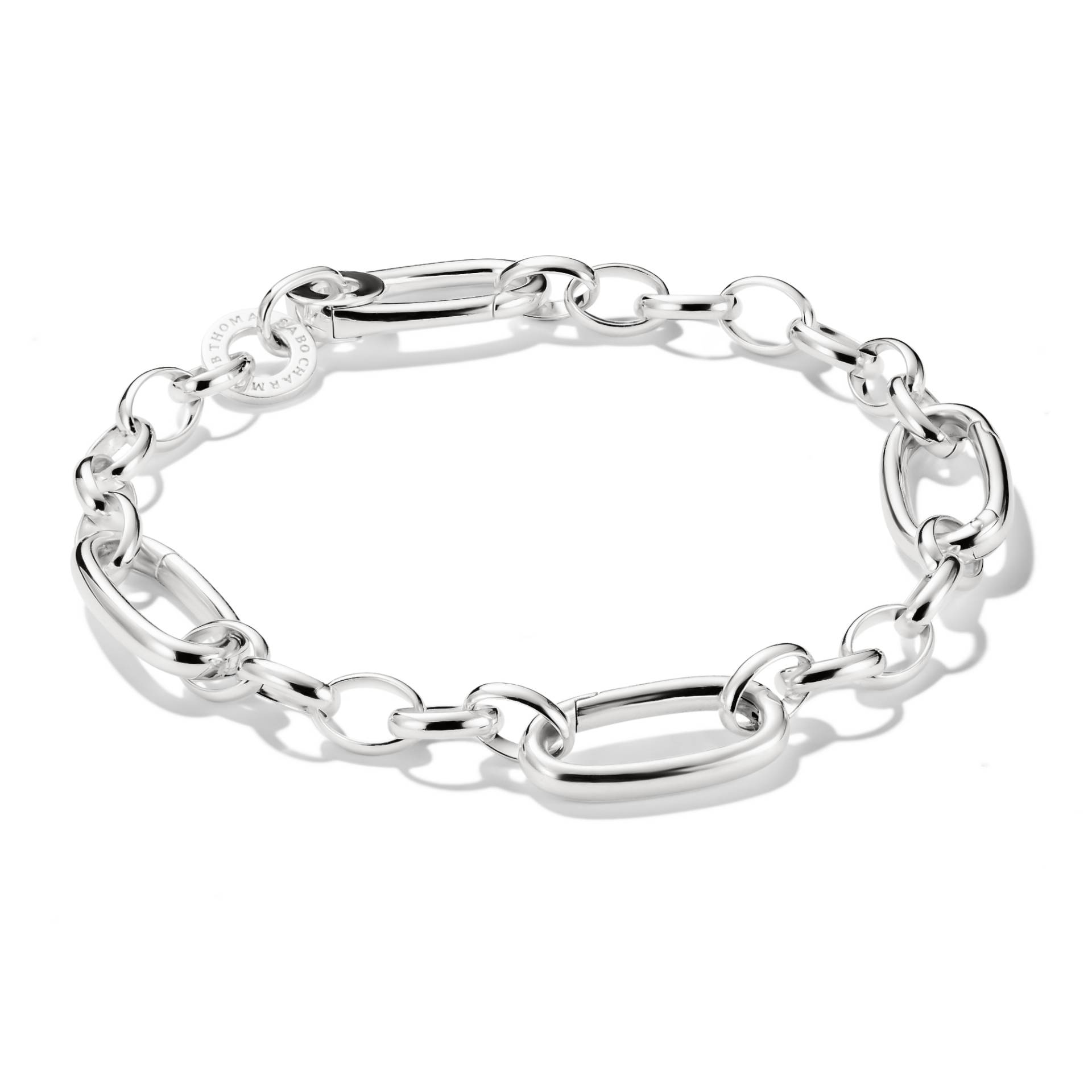 Thomas Sabo Charm-Armband mit drei Connect Links Silber silberfarben C1203-001-21-L15 Thomas Sabo Charm-Armband mit drei Connect Links Silber silberfarben C1203-001-21-L15 von Thomas Sabo