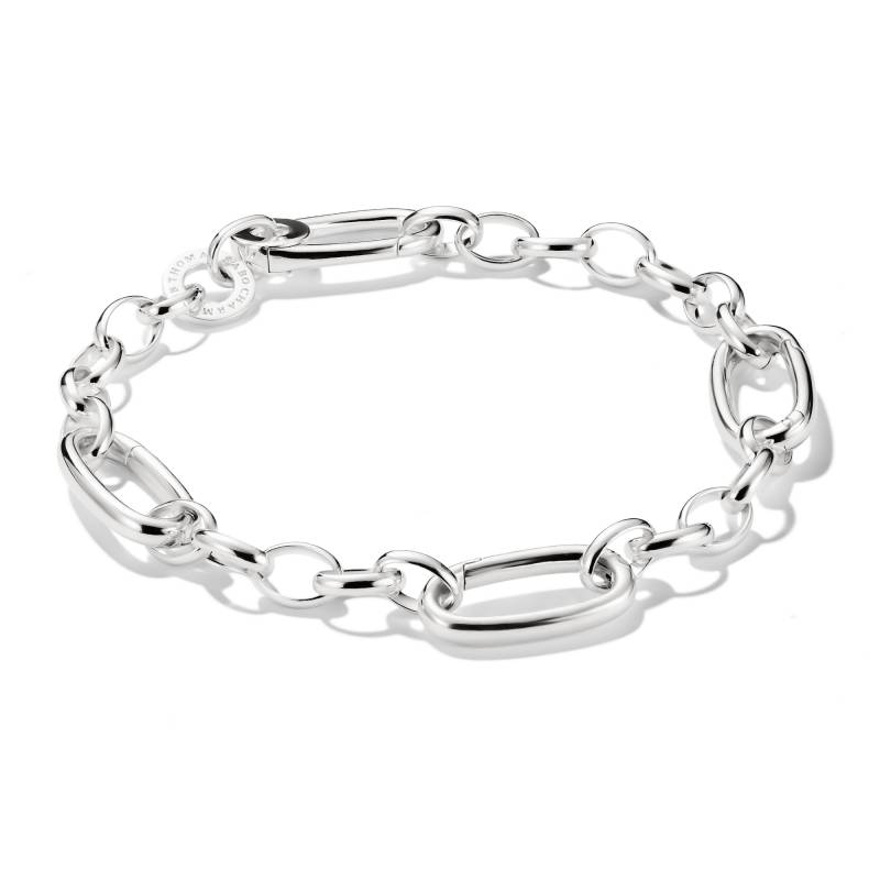 Thomas Sabo Charm-Armband mit drei Connect Links Silber silberfarben C1203-001-21-L19 von Thomas Sabo