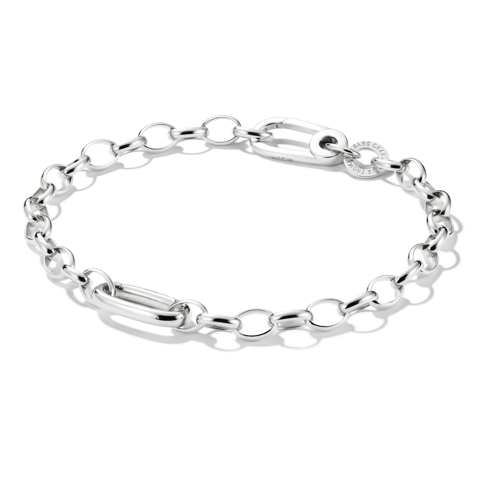 Thomas Sabo Charm-Armband mit einem Connect Link Silber silberfarben C1202-001-21-L17 Thomas Sabo Charm-Armband mit einem Connect Link Silber silberfarben C1202-001-21-L17 von Thomas Sabo