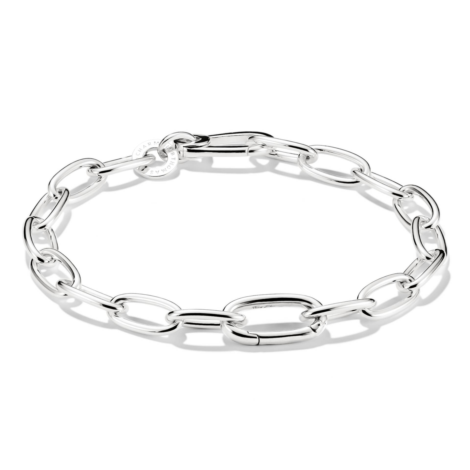 Thomas Sabo Charm-Armband mit einem Connect Link Silber silberfarben C1204-001-21-L17 Thomas Sabo Charm-Armband mit einem Connect Link Silber silberfarben C1204-001-21-L17 von Thomas Sabo