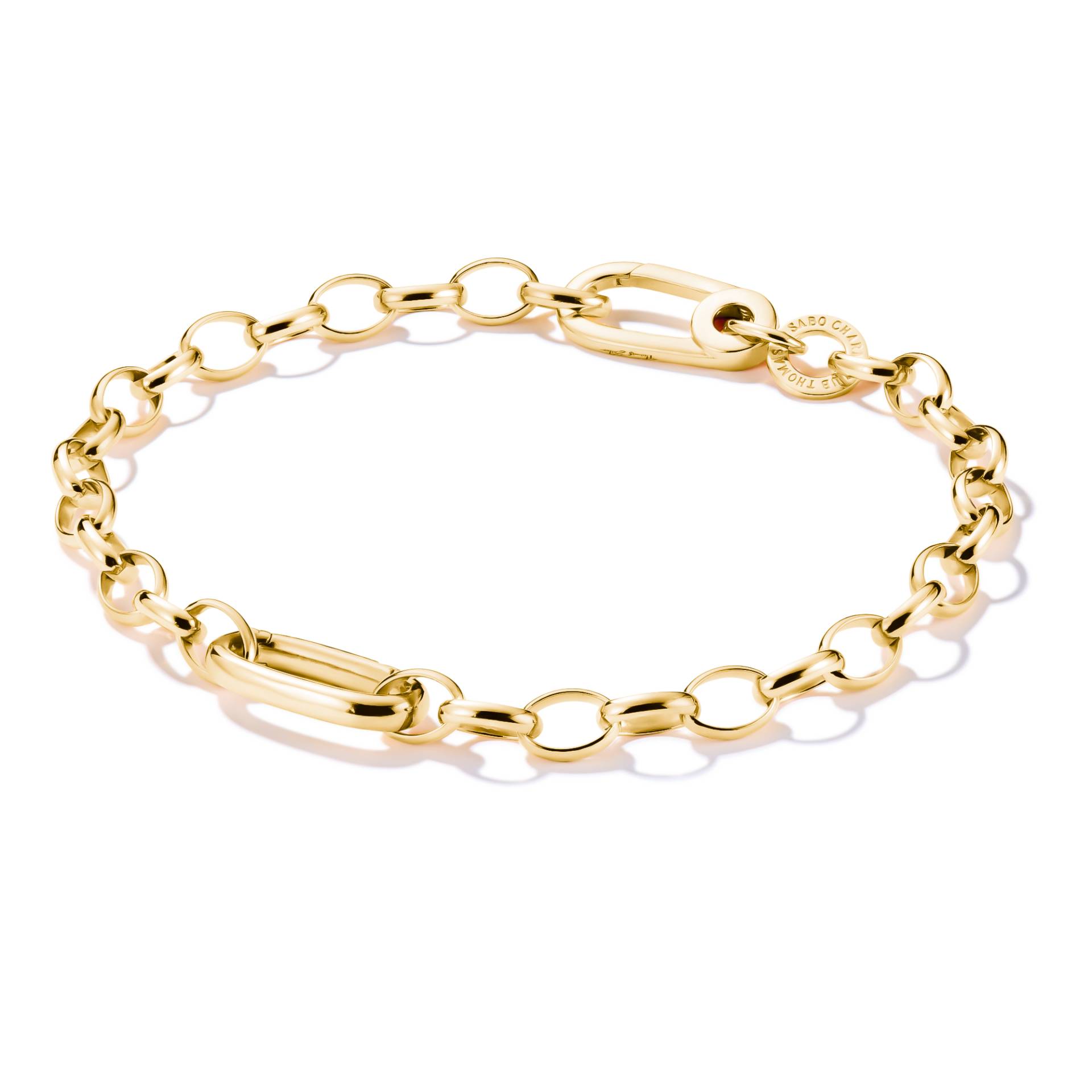 Thomas Sabo Charm-Armband mit einem Connect Link vergoldet gelbgoldfarben C1202-413-39-L19 Thomas Sabo Charm-Armband mit einem Connect Link vergoldet gelbgoldfarben C1202-413-39-L19 von Thomas Sabo