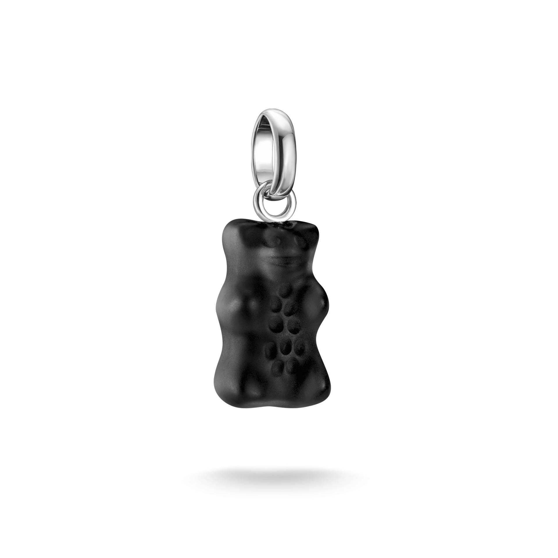 Thomas Sabo Charm-Goldbären-Anhänger in Schwarz Connect Silber schwarz CC1275-017-11 von Thomas Sabo