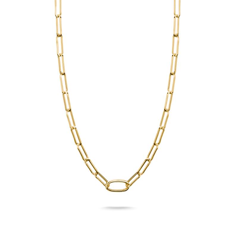 Thomas Sabo Charm-Kette Paperclip mit einem Connect Link vergoldet gelbgoldfarben C1207-413-39-L50 von Thomas Sabo