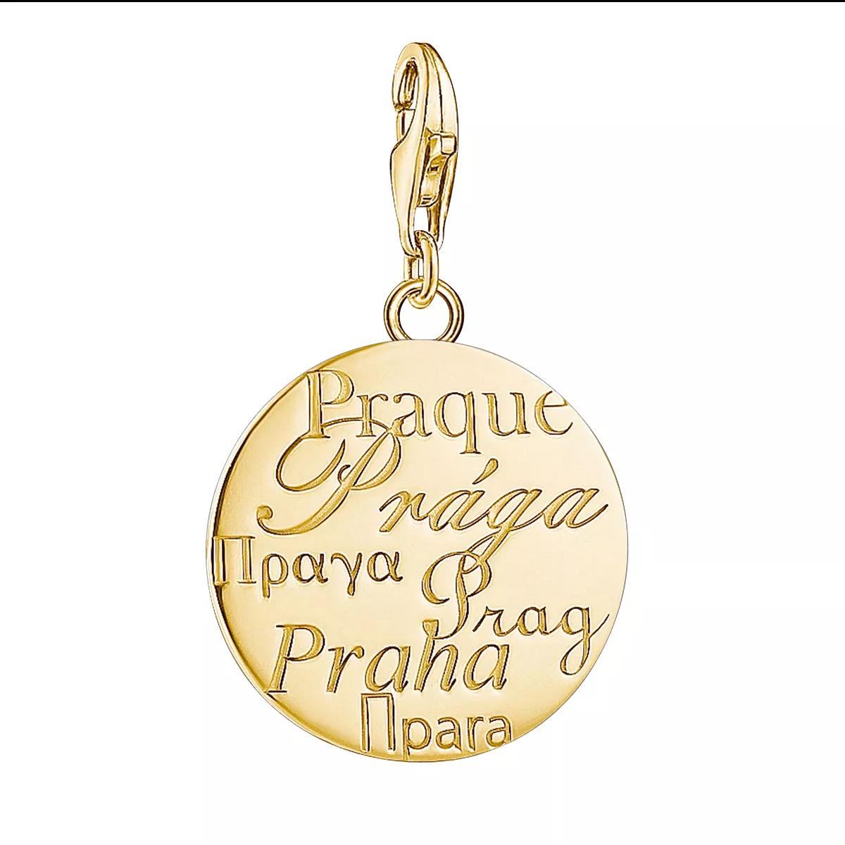 Thomas Sabo Armbanduhr - Charm Pendant Prague - Gr. unisize - in Gold - für Damen von Thomas Sabo