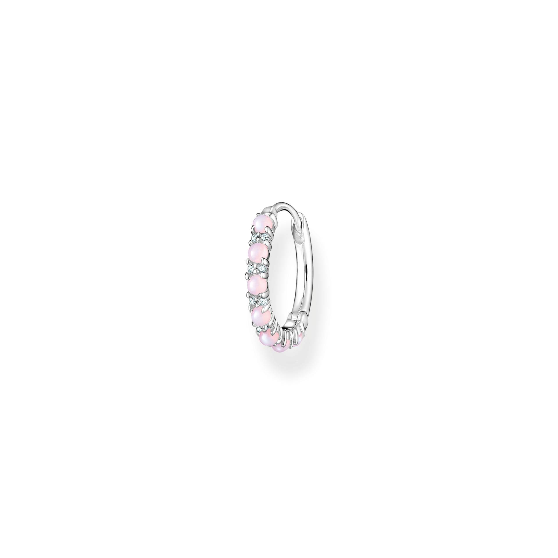 Thomas Sabo Einzel Creole rosa Steine mehrfarbig CR664-166-7 von Thomas Sabo