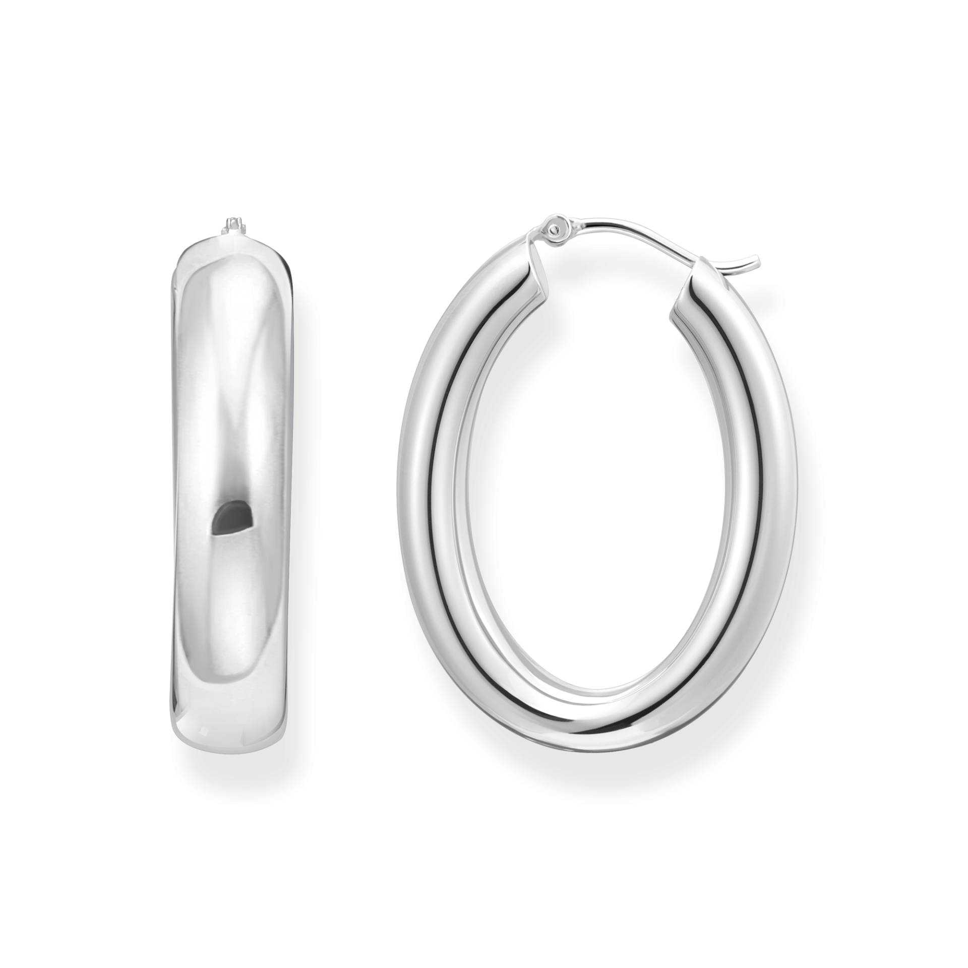 Thomas Sabo Creolen Chunky Silber silberfarben CR739-001-21 Thomas Sabo Creolen Chunky Silber silberfarben CR739-001-21 von Thomas Sabo