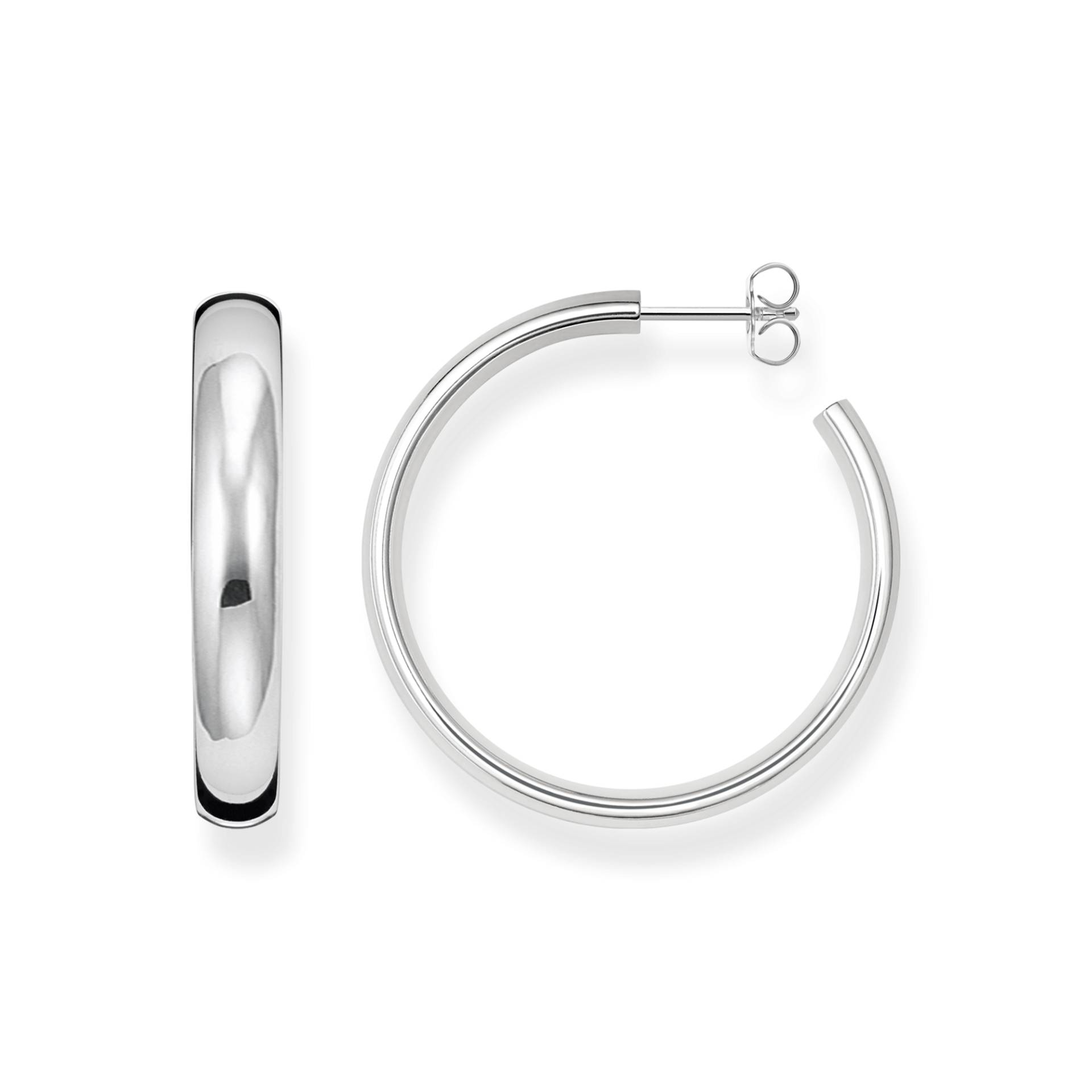Thomas Sabo Creolen Chunky mittelgroß Silber silberfarben CR640-001-21 Thomas Sabo Creolen Chunky mittelgroß Silber silberfarben CR640-001-21 von Thomas Sabo