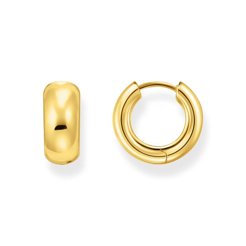 Thomas Sabo Creolen Mini-Chunky-Form vergoldet gelbgoldfarben CR741-413-39 von Thomas Sabo