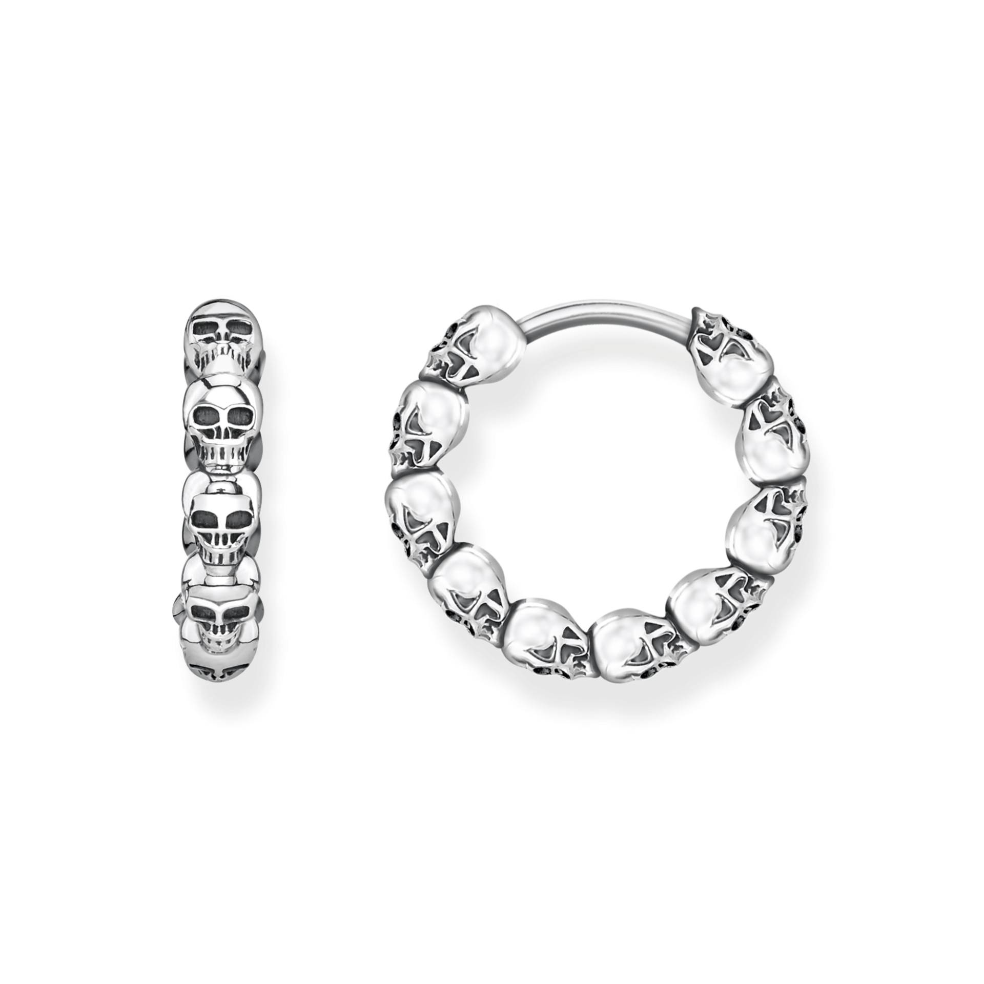 Thomas Sabo Creolen Totenköpfe silberfarben CR619-637-21 Thomas Sabo Creolen Totenköpfe silberfarben CR619-637-21 von Thomas Sabo