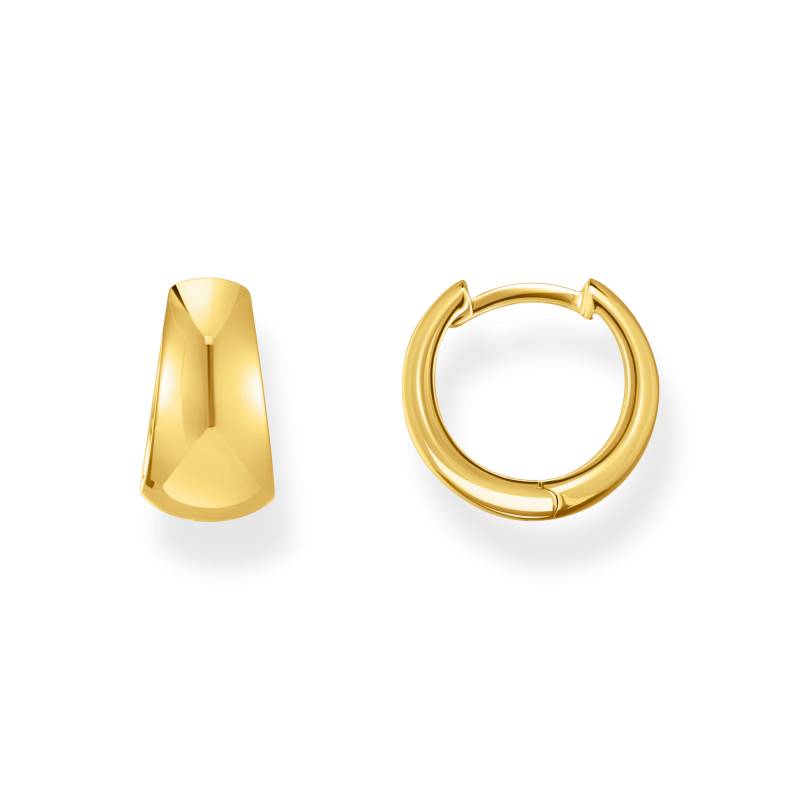 Thomas Sabo Creolen Trapezform vergoldet gelbgoldfarben CR740-413-39 von Thomas Sabo