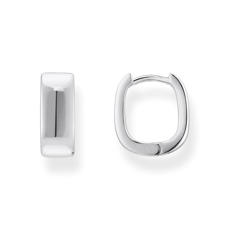 Thomas Sabo Creolen mit eckiger Form Silber silberfarben CR743-001-21 von Thomas Sabo