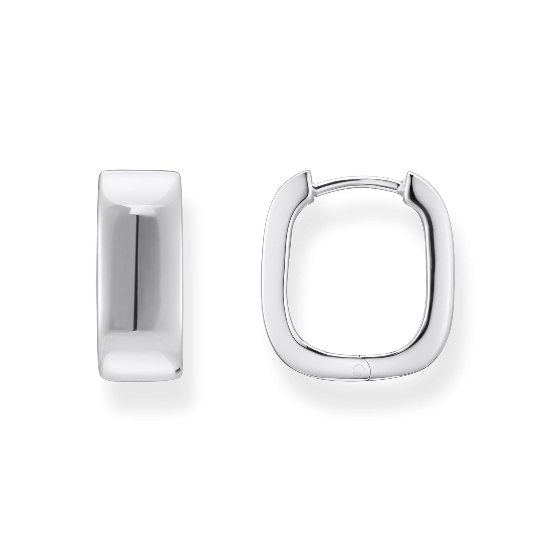 Thomas Sabo Creolen mit eckiger Form Silber silberfarben CR744-001-21 von Thomas Sabo