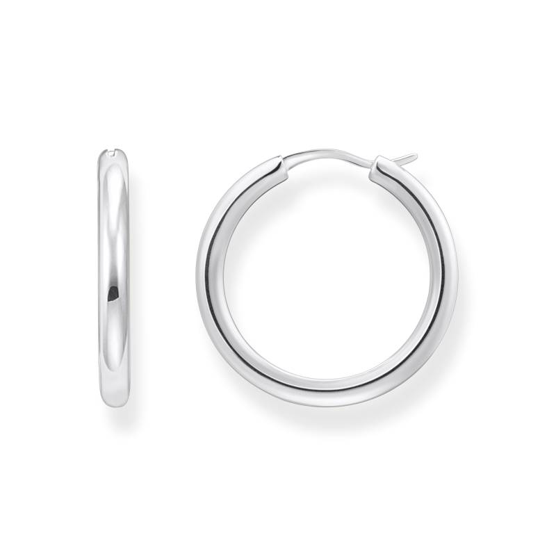 Thomas Sabo Creolen mit klassisch-elegantem Design Silber silberfarben CR745-001-21 von Thomas Sabo