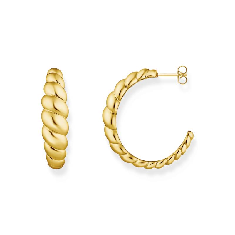 Thomas Sabo Creolen organische Formen vergoldet gelbgoldfarben CR758-413-39 von Thomas Sabo