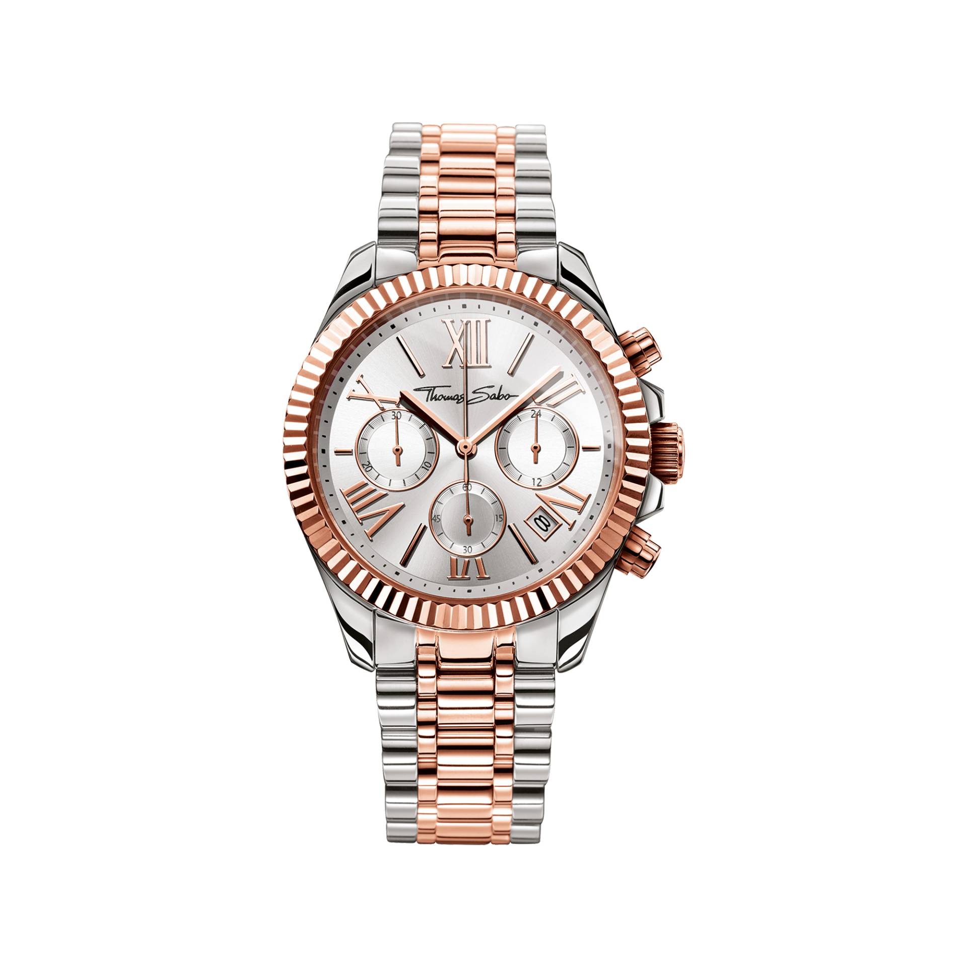 Thomas Sabo Damenuhr Divine Chrono  silberfarben WA0221-272-201-38 MM von Thomas Sabo