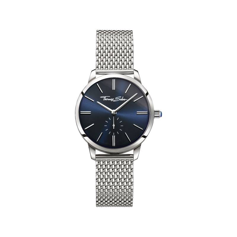 Thomas Sabo Damenuhr Glam Spirit silberfarben blau WA0301-201-209-33 MM von Thomas Sabo