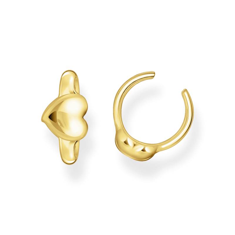 Thomas Sabo Earcuff in Herzform vergoldet gelbgoldfarben EC0028-413-39 von Thomas Sabo